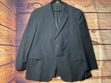 Jack Victor Select Vogue CT Wool 2 Button 2 Piece Suit Navy 48R Pants Sz 44x32