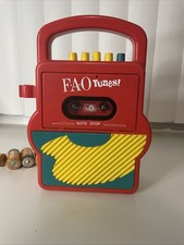 FAO SCHWARZ Tunes Red Vintage 90s Cassette Player Works Tested Vintage Cassette