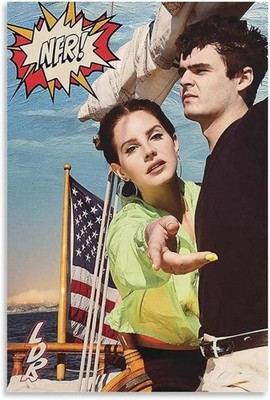 Lana Del Rey - Norman F Rockwell Album Cover Poster Decorative Painting Wall art
