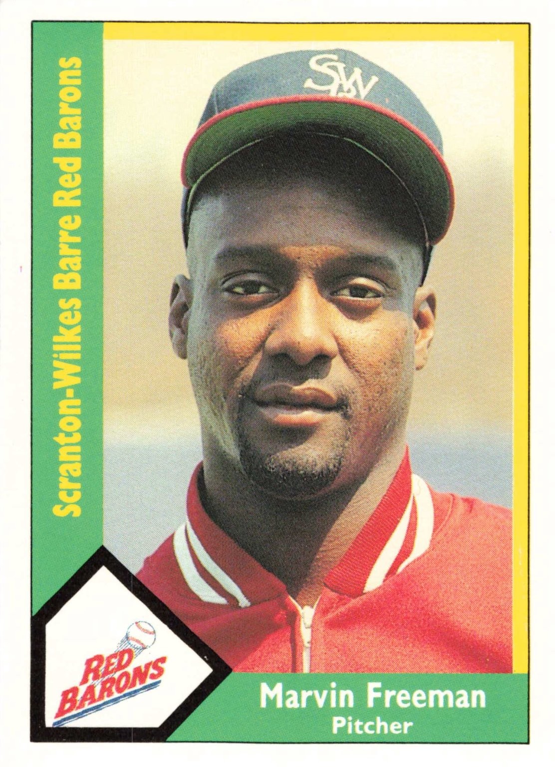 Marvin Freeman Scranton-Wilkes Barre Red Barons 1990 International League CMC