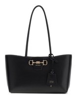 Guess Janie Logo Girlfriend Carryall Schultertasche Black Schwarz