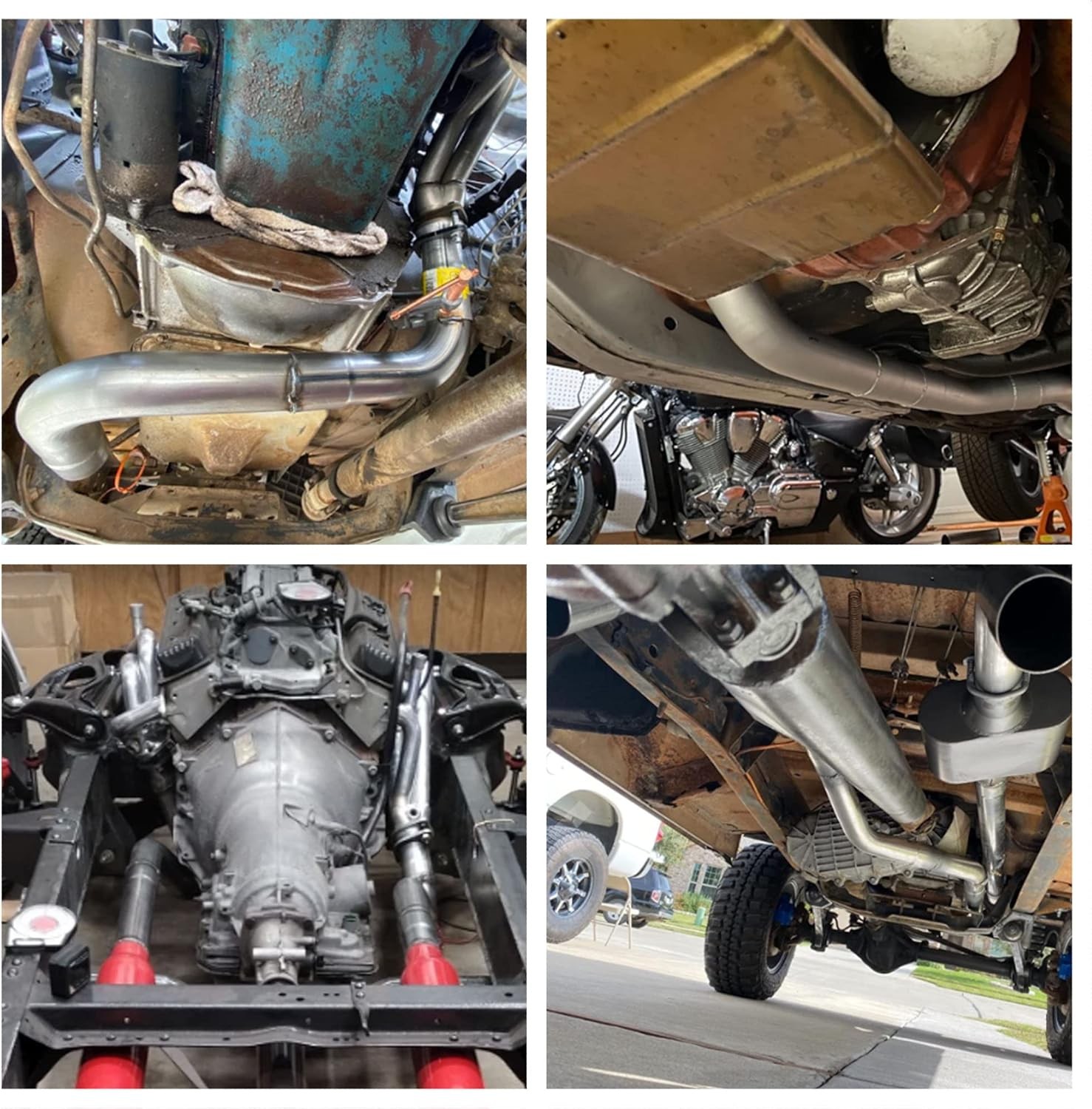 2.5" Exhaust Tubing Pipe kit Mandrel Straight U Bend 90° For Chevy Silverado