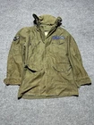 VTG 60s Vietnam US Military M-65 Coat Man’s Field Jacket OG-107 Small Long Hood