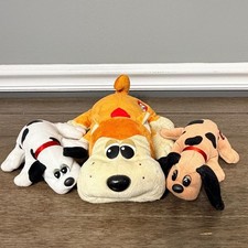 Vintage 1986 Hasbro Pound Puppies Plush Stuffed Animal toys Lot of 3