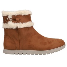 Easy Spirit Snowy Slipper Round Toe Snow Womens Brown Casual Boots E-SNOWY2-MBR