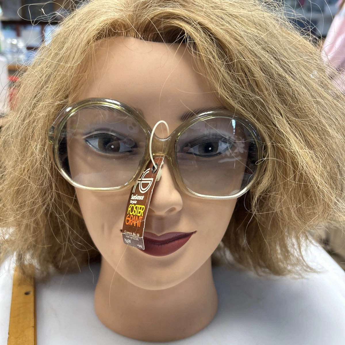 Opti Ray VTG 60\'S/70s Womens Sunglasses Pink Clear Ombré Fade Twiggy Oversized il_fullxfull.6922306335_8z95.jpg main image 2