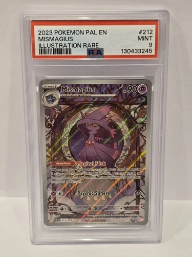 PSA 9 Mismagius 212/193 Paldea Evolved Illustration Pokemon TCG