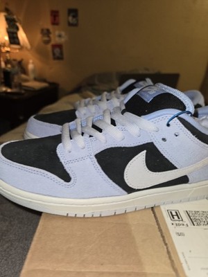 Nike SB Dunk Low Pro Men's Sneakers Light Blue Suede Size 8.5 BQ6817-401