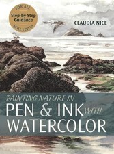 Claudia Nice Painting Nature in Pen  Ink with Watercolor Hardback  UK IMPORT 