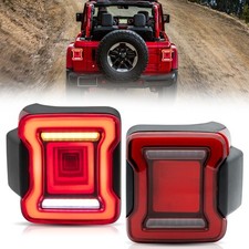 2for 2018-2020 Jeep Wrangler Jl Vland Red Led Rear Tail Lights Wanimation
