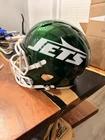 SANTANA MOSS SIGNED JETS FULL SIZE  HELMET JSA CERTIFIED