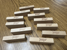 Lote de 12 bloques de madera de repuesto Jenga - 3" G23