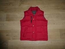 ESPRIT dicke warme Herren Daunen Weste Winter-Steppweste Rot Gr.L **w.NEU** OB