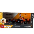 MCLAREN MCL38 #4 NORRIS WINNER F1 MIAMI GP 2024 W/FIGURE 1/24 BY BBURAGO 28040