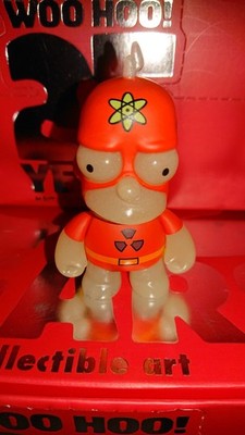 Kidrobot 25th Simpsons anniversary GID Homer 3  NYCC 2016