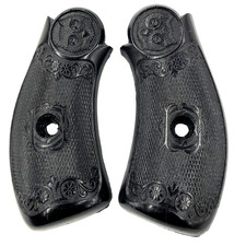 Iver Johnson Arms .32 Sw Pistol Grip Set Black Hard Rubber No Screw Iver Johnson Arms .32 Sw Pistol Grip Set Black Hard Rubber No Screw