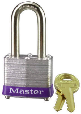 4 Pack 1-1/2 In. Keyed Laminated Padlock, 1.5-In. Long Shackle 3DLF