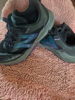 New Balance Nitrel V4 Womens Hiking Shoes Sz 8 Black Lace Up Low Top Round Toe