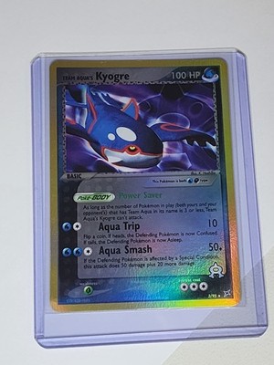 Team Aqua's Kyogre 3/95 Team Magma vs Team Aqua Reverse Holo