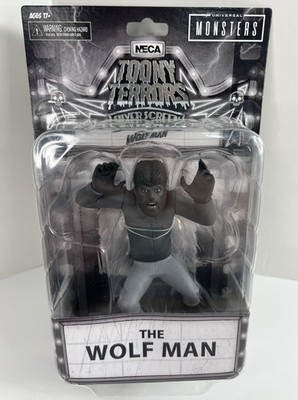 NECA Toony Terrors Silver Screen The Wolf Man new sealed black & white wolfman