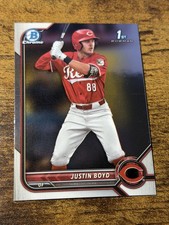 JUSTIN BOYD 2022 Bowman Draft #BDC-13 1st Chrome