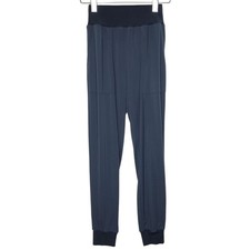 Cinq a Sept S Womens Gayle Pants Matte Jersey Blue Joggers Lounge Comfort