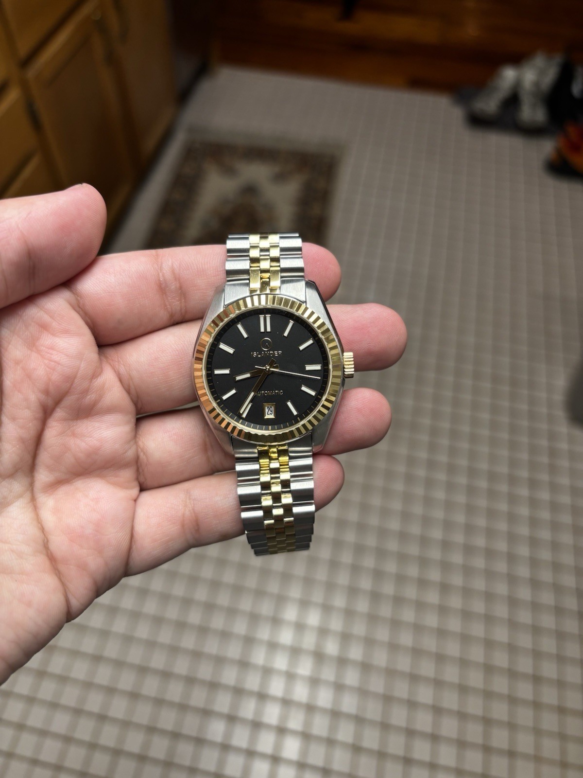 Islander Hi-Beat Automatic Two-tone Wristwatch - image 1