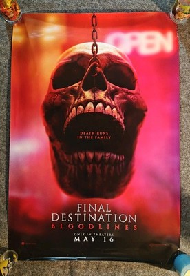 Final Destination Bloodlines - original DS movie poster 27x40 2025 Adv - Horror