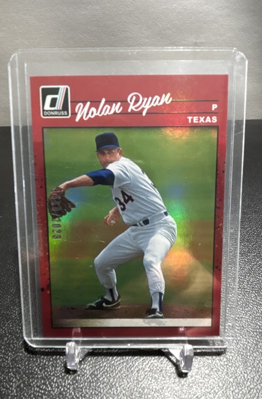 2023 Panini Donruss - Retro 1990 Nolan Ryan #276 Holo Red /2023