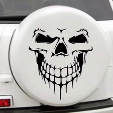 Laser Skull Decals for Fuel Tank and Windows  Die Cut Vinyl Decal