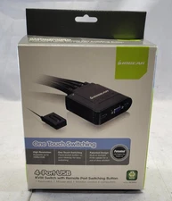NEW - IOGEAR 4-Port USB KVM Switch - GCS24U - OPEN BOX