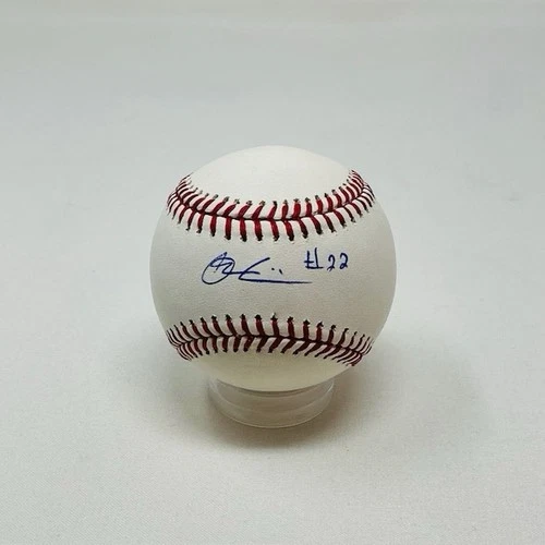 Owen Caissie Autographed Miami Marlins ROML Baseball JSA