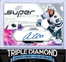 2023-24 Upper Deck SPx Oskar Lindblom Super Scripts Autograph Auto G710