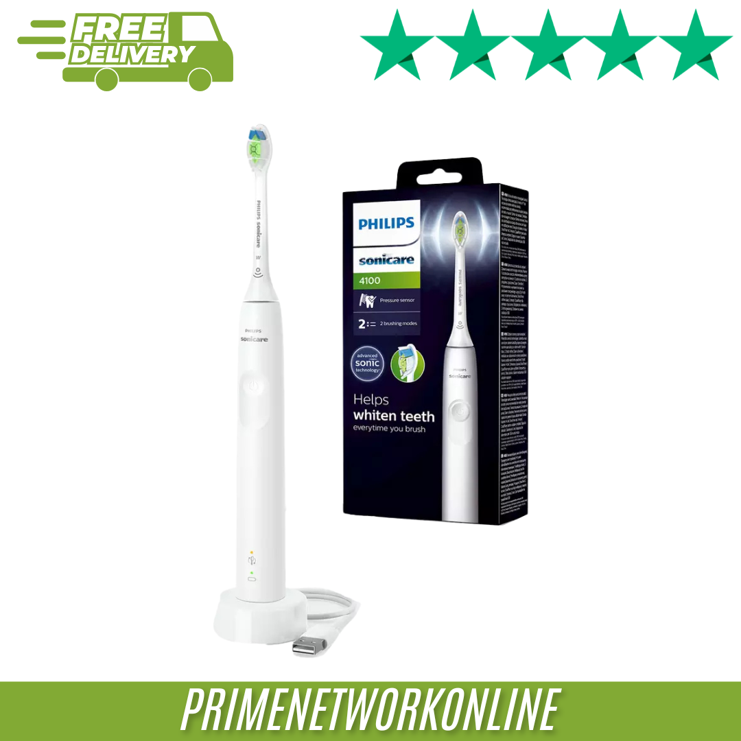 Philips Sonicare Series 4100 Electric Toothbrush - White (HX3681/33) ⭐⭐⭐⭐⭐