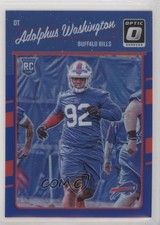 2016 Donruss Optic Rookies Blue 20/149 Adolphus Washington #102 s7f