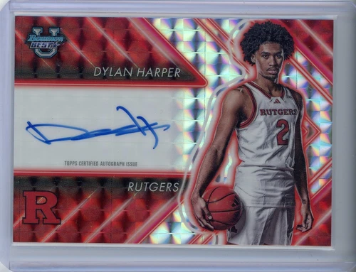 2025 Bowman University Dylan Harper Posession Arrow Auto #PAA-DH Rookie Spurs RC