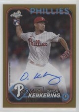 2024 Topps Chrome Rookie Gold Refractor 10/50 Orion Kerkering #RA-OK Auto 0o5t