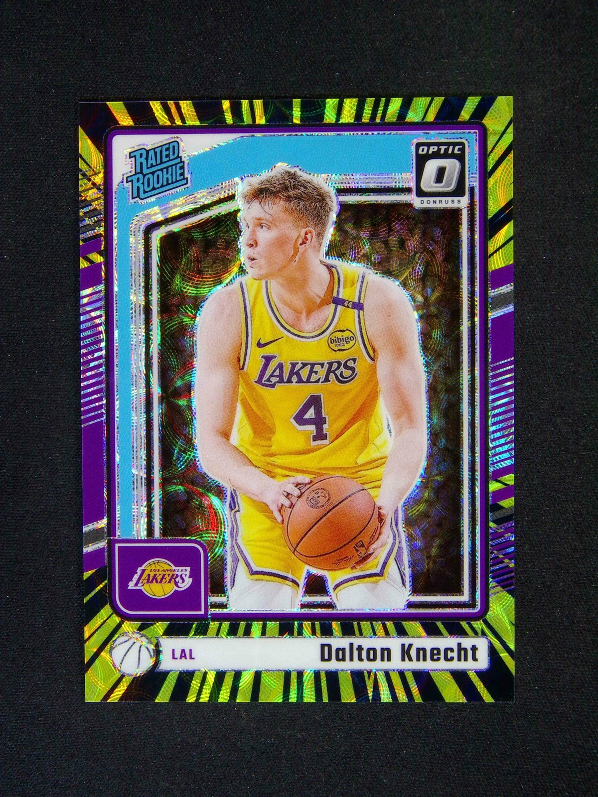 2024-25 Panini Donruss Optic Dalton Knecht #256 RC Rated Rookie Electricity /75