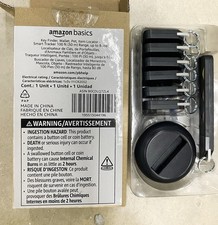 Amazon Basics Key Finder, Wallet, Pet, Phone, Item Locator - 6 Smart Trackers