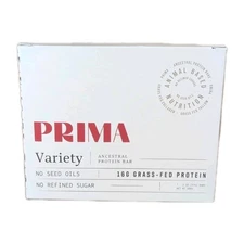 PRIMA ANCESTRAL PROTEIN BAR – Grass-Fed, Low Carb, Gluten-Free – 7 Pack Variety