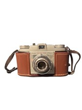 Kodak Pony IV Camera with Original Two Piece Leather Case not tested