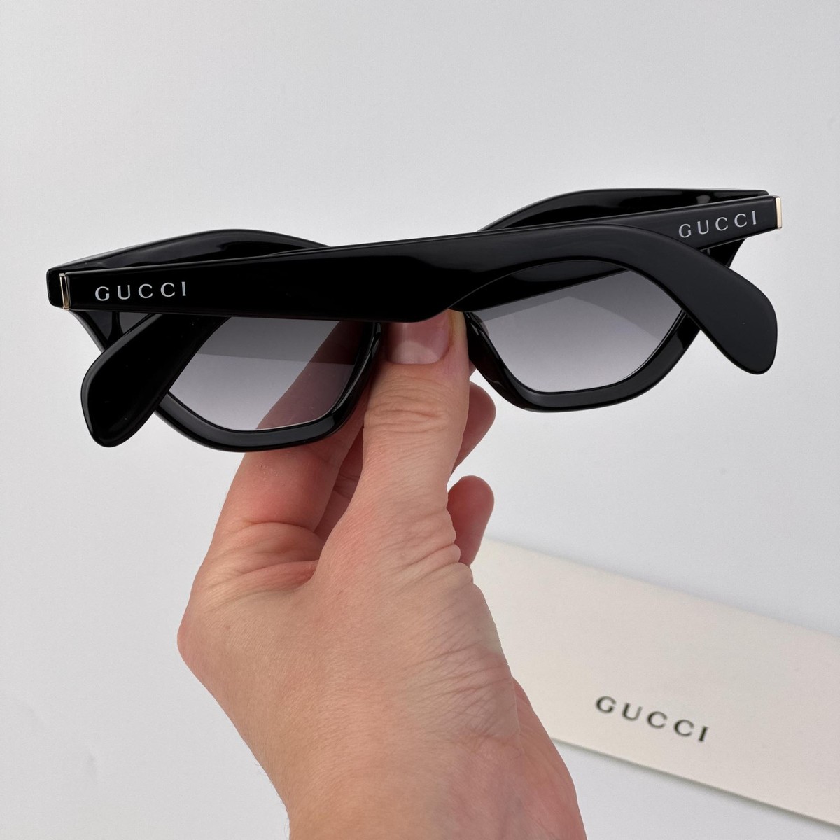 Gucci Women Sunglasses Black Smoke Cat Eye GG1931S 001 NEW AUTHENTIC Gucci GG1931S 001 Black Cat Eye Sunglasses - eye-oo.com main image 4