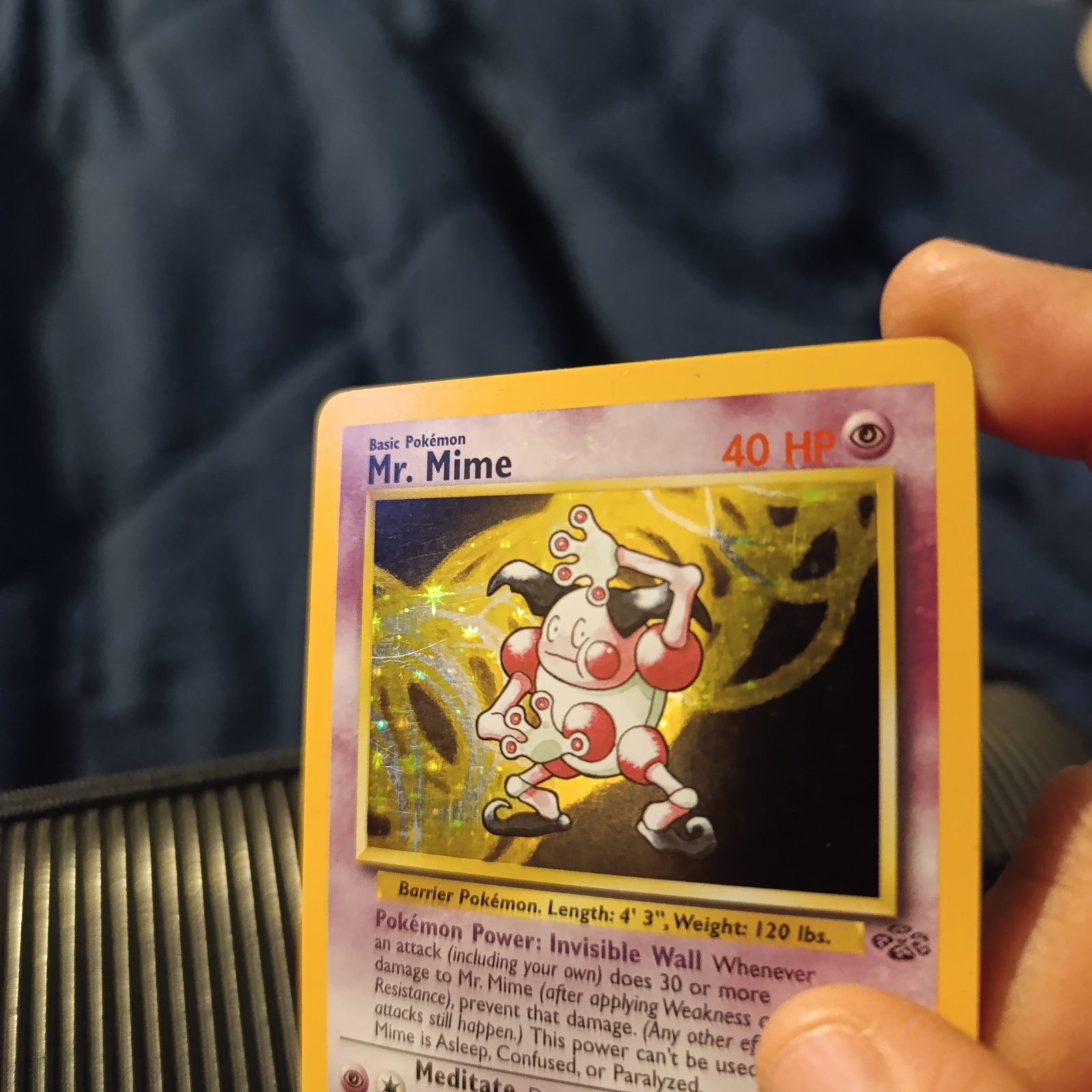 Pokémon TCG Mr. Mime Jungle 6/64 Holo Unlimited Holo Rare