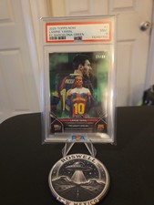 Lamine Yamal (Lionel Messi( /99 PSA 9 2025 Topps Now Green #2 jersey match 