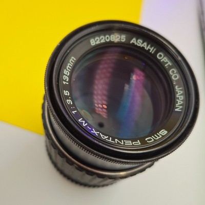 Asahi Pentax M SMC 1:3.5 135mm PK mount Kamera Objektiv *FULLY SERVICED* refbj