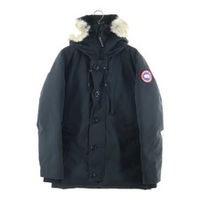 Canada Goose Chateau Parka Fur Hoodie M Black Down Jacket Used