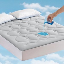 King Size Cooling Mattress Pad Waterproof Mattress Topper for Hot Sleepers - ...