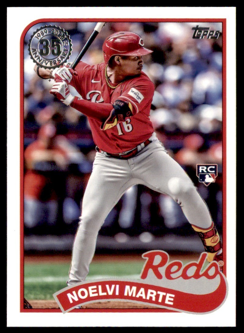 Noelvi Marte 2024 Topps Series 2 1989 35th Anniversary Rookie RC Cincinnati Reds