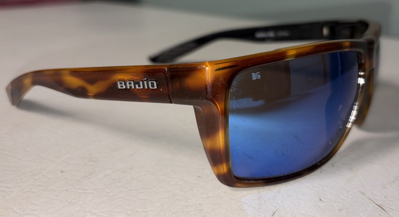 Baijo Stiltsville STl 141 Blue Glass Lens Tortoise Frame Polarized