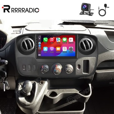 Apple CarPlay Android 15 Für Renault Master 3 Opel Movano B 2010-2018 Autoradio
